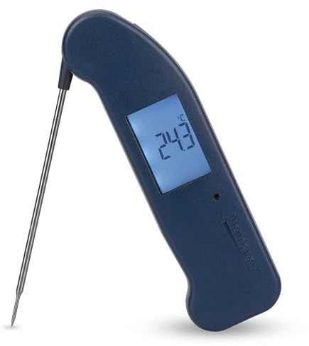 SuperFast Thermapen ONE Thermometer - Digital Instant Read Meat Thermometer for Kitchen, Food Cooking, Grill, BBQ, Smoker, Candy, Home Brewing, Coffee, and Oil Deep Frying (Midnight Blue)