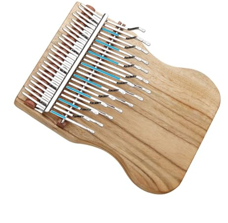 Kalimba Piano 24-Tasten-Kalimba-Kampferholz-Daumenklavier-Musikinstrumente Mit Komplettem Zubehör Und Koffer