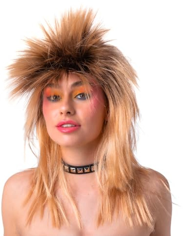 Wicked Costumes Adult 80's Rocker Wig - Dirty Blonde