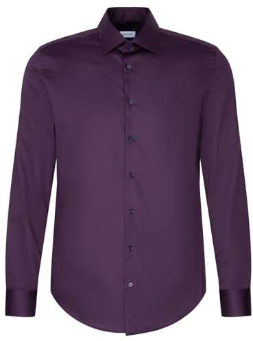 Seidensticker Camicia da Uomo Business, Lilla, 41