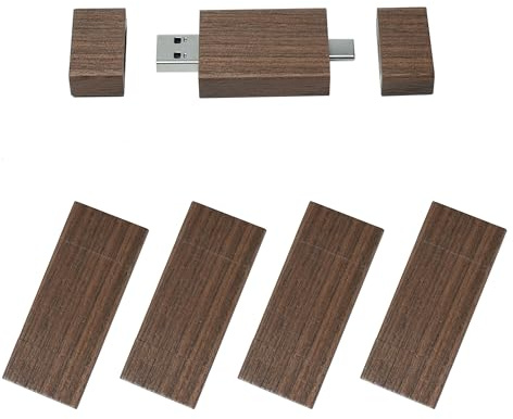 Yaxiny 32 GB USB C Speicherstick USB C Flash Drive USB 3.0 Stick High Speed Typ C Laufwerk Dual OTG Pen Drive Ahorn Holz für TV, Auto, Smartphones, PC, Laptop