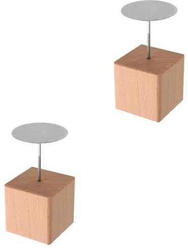 OKUMEYR 2 Sets Edelstahl-kuchenblumenheber-Set Backblumen-nagelständer-Set Display-Basis Für Dekorationswerkzeuge