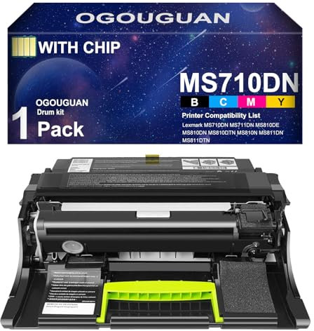 OGOUGUAN 52D0Z00 Bildeinheit mit hoher Kapazität, kompatibel mit Lex-Mark MS710DN MS711DN MS810DE MS810DN MS810DTN MS810N MS811DN MS811DTN MS811N MS812DE MS812DN