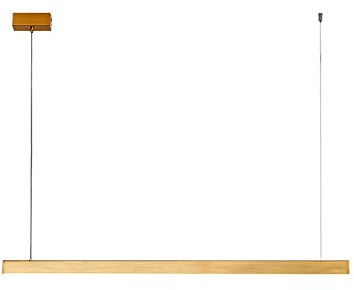 HMASNSEIY Lámpara Colgante de Lujo para Comedor, Larga, de Metal, Regulable con LED, para Bar, Mesa, Restaurante, decoración, luminaria suspendida, iluminación Ajustable (Oscura, B)