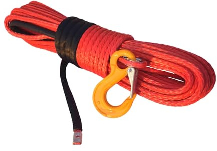 1pc Rot 10mm * 30m Synthetische Winde Seil Auto Abschleppen Recovery Kabel Off Road 4X4