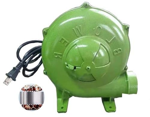 JOUFNING Centrifugal Barbecues Blower, Outdoor BBQ Air Blower Pump Fan, 110V/220V Electric Blacksmith Forge Blower, Commercial Inflatable Bouncer Blower, Coal Forge Fan Tool(150W)
