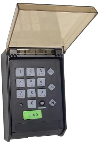 Ghost Gate Opener Keypad, Ghost Control Premium Wireless Keypad for Ghost Automatic Gate Opener, with Weather-Proof Removable Cover, Model AXWK