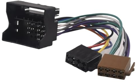 Stereoadapterkabel Bilstereo Audio ISO ledningsnätskabel, for Renault, Fluence Megane III Scenic Grand radioadapter