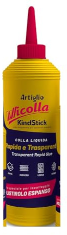 Generico Colla ACETOVINILICA Trasparente dalla Formula Speciale WICOLLA GR.450 (Grande)