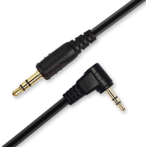 PHOLSY Kabelauslöser Drahtauslöser Fernauslöser 3,5mm E3 Kamera Verbindungskabel Auslöserkabel für Canon Fujifilm Pentax Samsung Contax Sigma Kameras Kompatibilität mit Pixel TW283-Serie
