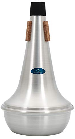 EASTROCK Lightweight Aluminum Trombone Practice Mute Trombone Straight Mute