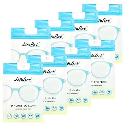 8 Pack Anti-Fog-Tuch, Brillenreinigungstücher, Reinigungstuch für Brillen, Tabletten, Bildschirme, Objektivtuch für Kameraobjektive