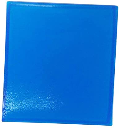 Aiuphing gel selle moto, gel Saddle Modified Motorcycle, Buffer,Confortable coussin gel moto, DIY mousse selle pour Motorcycle seat/Office, Bleu (25 * 25 * 2 cm)