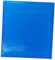Aiuphing asiento gel para moto, Cojín de gel para motocicleta modificado, cojín amortiguador, cómodo y suave (azul) (25 * 25 * 2 cm)