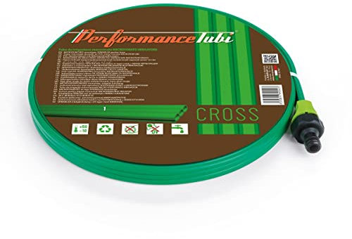 Spruhschlauch (PVC), Länge: 15 m, sanfte Sprühbewässerung, inklusive Anschlusskupplungen, temperaturbeständig (-10°C bis +50°C), UV-beständig, Wasserschlauch, Bewässerungsschlauch