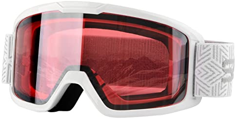 HuoBi Occhiali da Sci, Occhiali Sportivi per Neve con Protezione UV400, Resistenti al Vento e alla Nebbia, Adatti a Uomini, Donne e Adolescenti