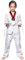 SXSHUN Judoanzug Kinder Karateanzug Mädchen Jungen Taekwondo Anzug mit Weißem Gürtel Professionelle Kampfsportanzug, Farbe A, 104-110