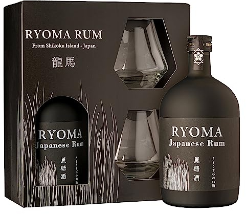 Coffret Rhum Ryoma avec 2 verres 40° 70CL