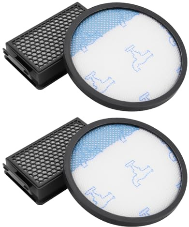 DingGreat 4er Hepa Filter Set für Rowenta beutelloser Bodenstaubsauger Compact Power XXL - Kompatibel mit RO4811EA, RO4823EA, RO4825EA, RO4826EA, RO4853EA, RO4855EA, RO4859EA, RO4871EA, RO4881EA