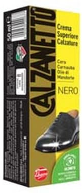 6PZ CREMA LUCIDA PER SCARPE NERO TUBETTO - ml.50