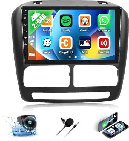 2G+64G CAMECHO Android 13 Car Stereo for Vauxhall Opel Combo Fiat Doblo with Wireless Carplay Android Auto 9 Touch Screen Car Radio with GPS Sat Nav HiFi Bluetooth FM Head Unit with Rear View Camera