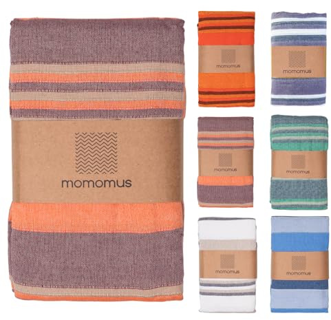 MOMOMUS Telo da Picnic per Spiaggia e Campeggio - XXL, Antisabbia e Compatto - Coperta da Picnic Pieghevole o Stuoia da Mare Leggera - Salmone, 210x240 cm