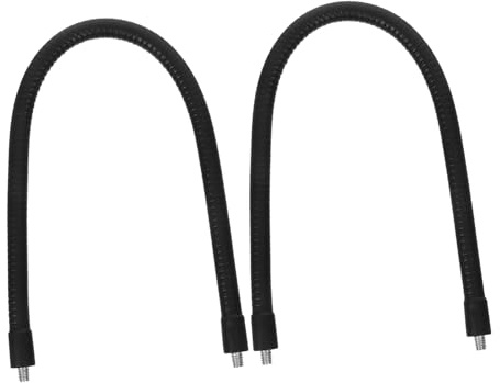 BESPORTBLE Support de Trépied Fileté 1/4 Pouce Bras de Col de Cygne Flexible en Métal, Double Tête, Facile à Installer, pour Caméras et Présentations en Intérieur, Lot de 2