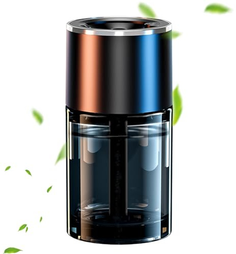 SVCEQZE Difusor De Aceites Esenciales Para Coche | Difusor Aromático Con Luz Ambiental Para Vehículos | Accesorio Con Encendido Apagado Automático Para Vehículos