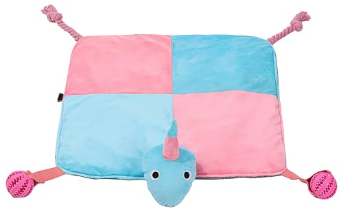 Schnüffelteppich für Hunde, weiches und buntes Spielzeug, bunte Fütterungsmatte für Kaninchen, für Hund, Katze, Kaninchen, drinnen und draußen, Wohnzimmer