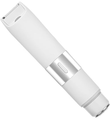 GkgWuxf Recortadora De Bikini,Afeitadora de Doble Cabeza Impermeable - Maquinilla De Depilación De Zona Bikini,Para Cara Piernas