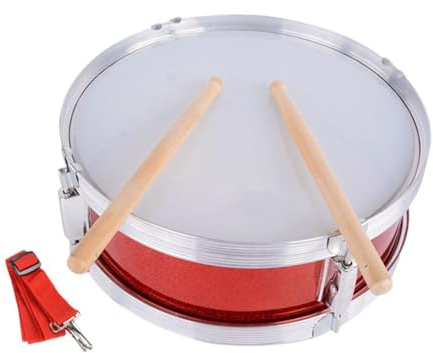 Jiuvaso Caisse Claire de 20 cm avec Baguettes - Jouet éducatif - Instrument de Musique pour Enfants et Adolescents