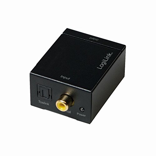 LogiLink Koaxial och Toslink till analog L/R ljud-konverterare