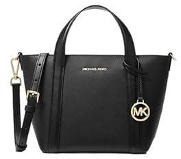 Michael Kors Pratt Kleine Umhängetasche mit Tragegriff, Schwarz, Schwarz, Small, Tragetasche