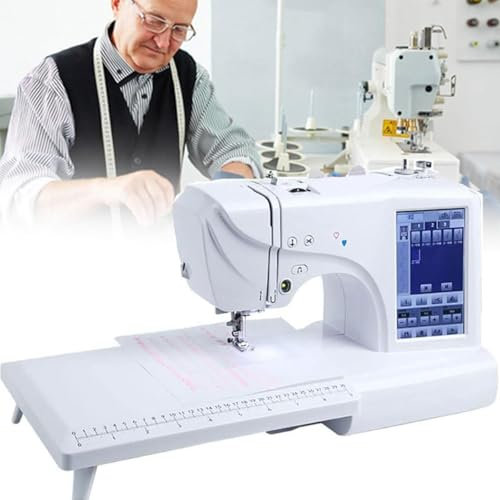 Automatische Nähmaschine, Elektrische Stickmaschine, 158 Integrierte Designs, Diy-Stickwerkzeug, Mit 4 X 9,2 Zoll Stickbereich Und Lcd-Touchscreen, 210 Integrierte Buchstaben