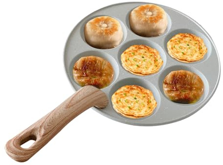 7-Grid Egg Cooking Pan,7-Grid Egg Cooking Pan Nonstick 7-ägg 7-form