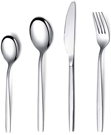 Berglander Couverts 24 Pièces en Acier Inoxydable, Service pour 6 - Argenterie