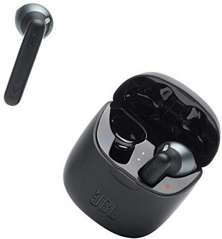 JBL Tune 225TWS True Wireless Earbud Headphones - Pure Bass Sound, Bluetooth, 25H Battery, Dual Connect, Native Voice Assistant (Black)