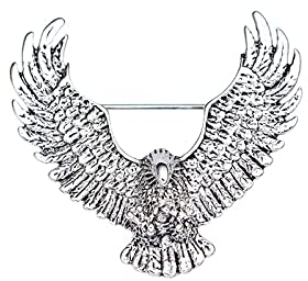 YUNHOME Brosche Clips Broschen Anstecknadel Broschennadel Dekorative Retro Persönlichkeit Adler Antikes Silber Abzeichen Brosche Mode Anzug Herren Pin Mantel Schnalle Brosche Zubehör
