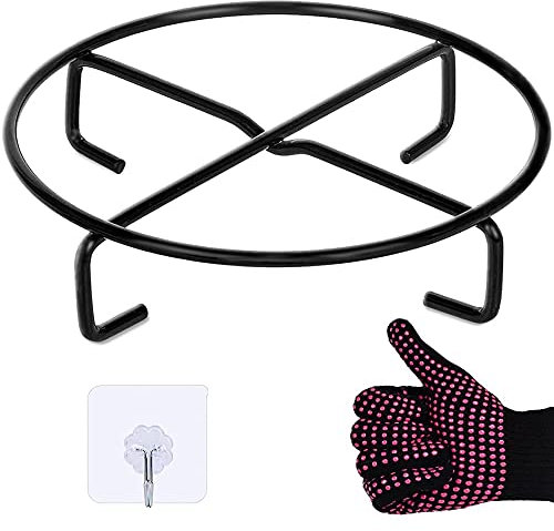 Ulikey Dutch Oven Untersetzer, Feuertopf Untersetzer, Dutch Oven Untergestell, Dutch Oven Stand, Ständer für Feuertopf, Topfständer, Dutch Oven Zubehör für Grillpfannen, Deckel, Grill