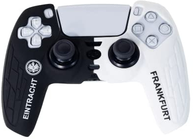 Offiziell lizensierte Schutzhülle kompatibel für PS5 Controller Zubehör Eintracht Frankfurt Anti-Rutsch Schutzhülle Skin Case für SGE Fans