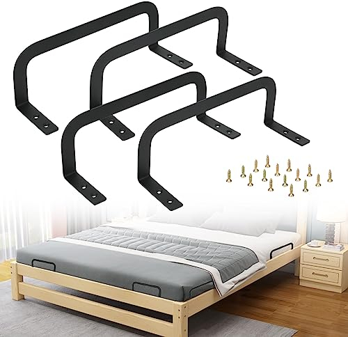 MENAYODA 4 Stück Matratzenbügel,Rutschfester Matratzenhalter - Verhindern, DASS die Matratze verrutscht (4PCS)