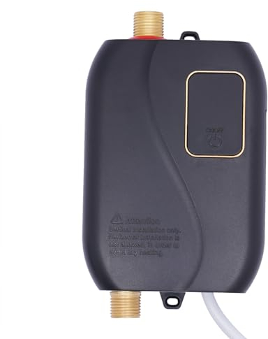 Froulaland Scaldabagno Elettrico ad Accumulo Sotto Lavello Per Cucina, Compatto, Facile da usare, Per Cucina, Garage,Riscaldamento Rapido, Leggero E Moderno Design 220V 3800W