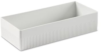 Authentics Bac gerbable Kali M, Boîte de rangement, ABS, blanc, 28.5 x 12 x 6 cm