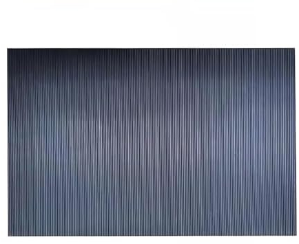 Extra große Übungs-Gummimatte, 3 mm dick, Garagen-Bodenbelag, Mattenrolle, Anhänger-Bodenbelag, schneidbare Gummimatten for den Boden, wasserdicht mit rutschfesten feinen Streifen (Color : 3mm Thick