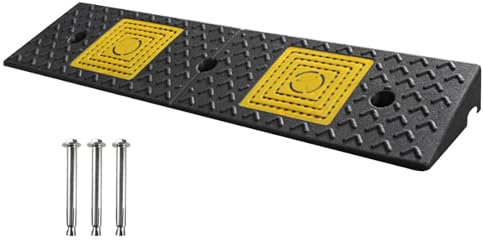 Türschwellenrampe, Hochbelastbare Bordsteinrampen aus Gummi und Kunststoff, for Auffahrt, Laderampe, Gehweg, Auto, LKW, Roller, Fahrrad, Motorrad, Rollstuhlmobilität