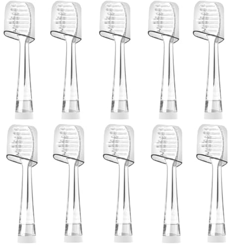 10 Stück Kinder Ersatz Zahnbürste Köpfe Kompatibel mit Seago SG513/SG977/SGEK6/DT-K6, für Seago Kinder Elektrische Zahnbürste 3+years Mit Staubabdeckung (3+Jahre-10 Pack)
