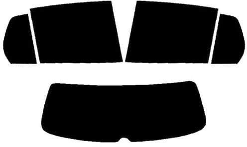 Window-Tint.co.uk Pre Cut Window Tint for VW Golf 5-door - 2004 to 2008 (MK5) - Rear Windows 5% Limo