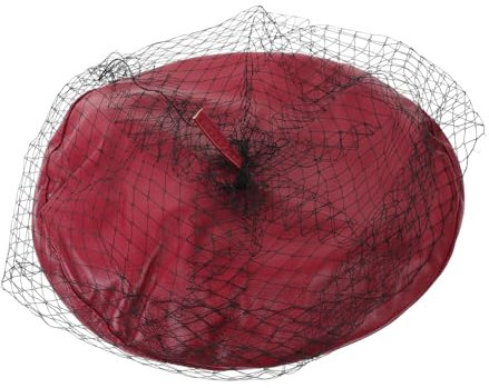 GALPADA Vintage Beret Mit Schleier Klassischer Französischer Stil Hut Für Besondere Anlässe Elegant Und Einzigartig Ergänzung Für Ihr Outfit
