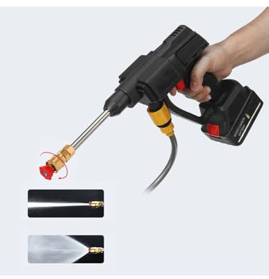 Pistola Idropulitrice Wireless Batteria 48v Con Getto Regolabile E Serbatoio
