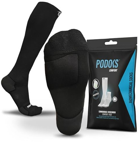PODOKS® Kompressionsstrümpfe für Damen und Herren | Sport-Kompressionssocken | Atmungsaktives Coolmax-Gewebe | Ideal für Sport, Arbeit oder Reisen